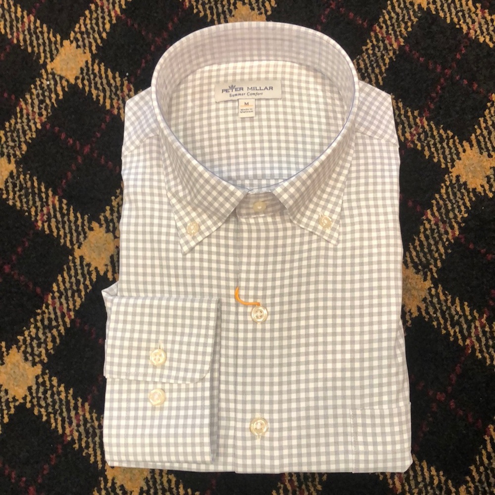 NET PETER MILLAR button down sport shirt